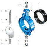 butterfly clip valve